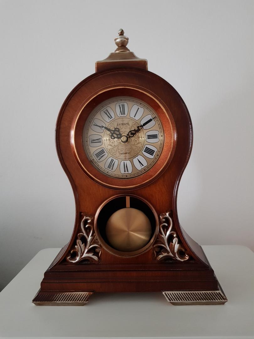 LE'RAZE Elegant Decorative Mantel/Table/Grandfather Clock, Furniture