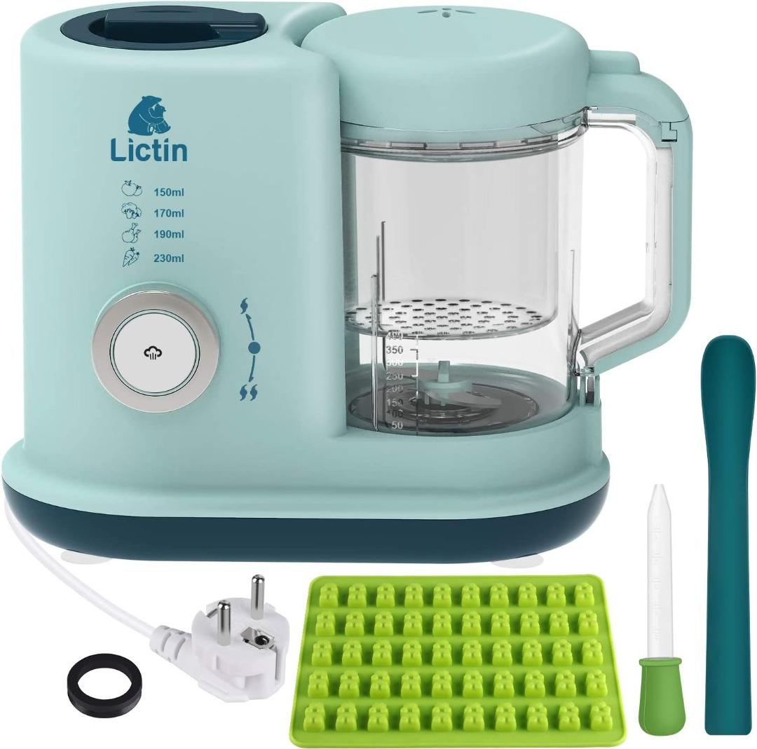 "Lictin Baby Food Steam Blender 4in1 MultiFunction Baby Food Blender(UK Plug) ", Babies