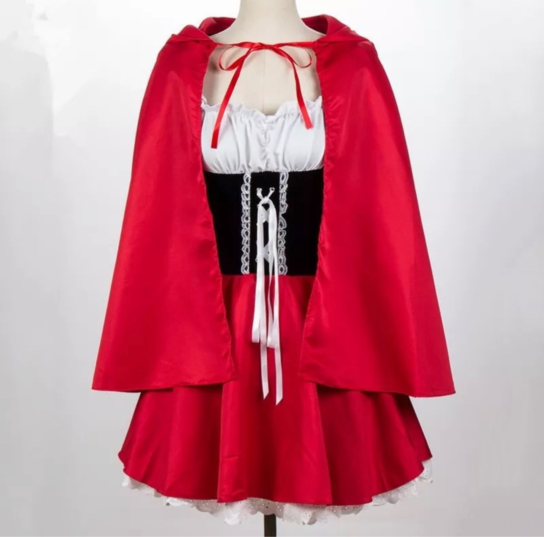 Little Red Riding Hood Adult Costume, Women's Fashion, Dresses & Sets