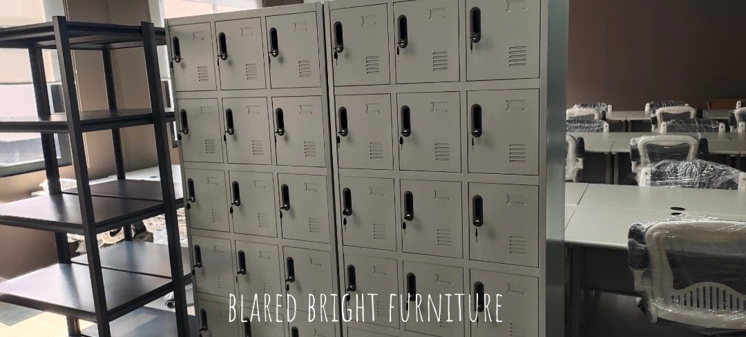 LOCKERS - Office Furniture Partition . 12 door blared, Furniture & Home ...