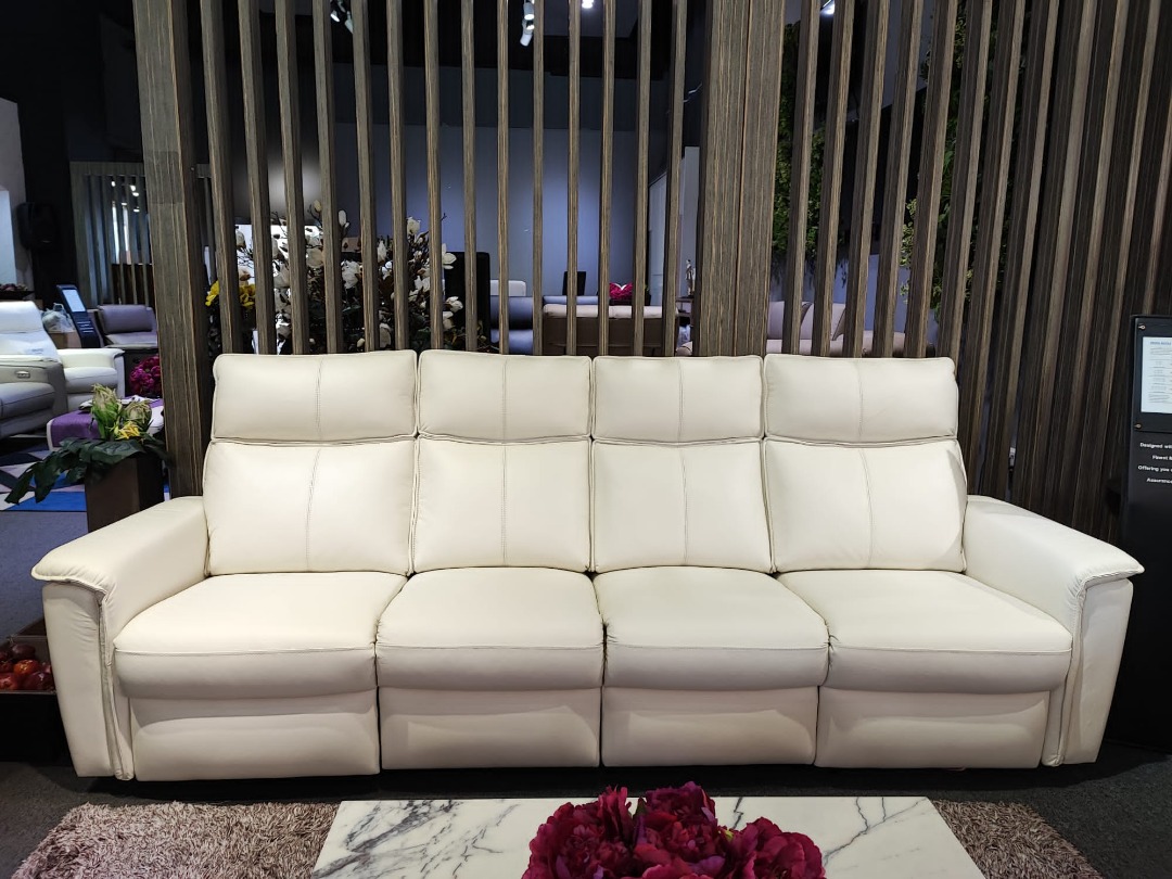 LORENZO CLEARANCE SOFA (Official Store) 4 Seaters Electronic Recliner