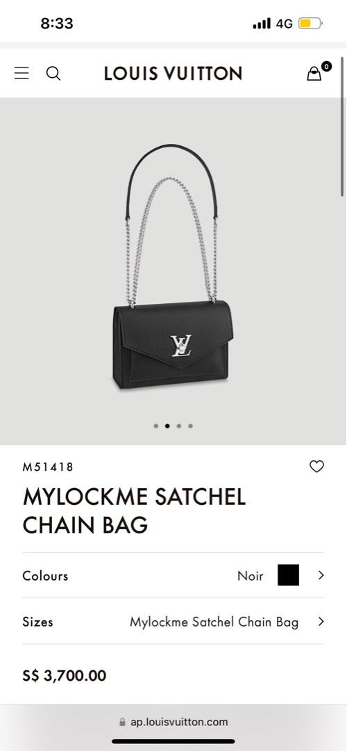louis vuitton mylockme chain bag review 