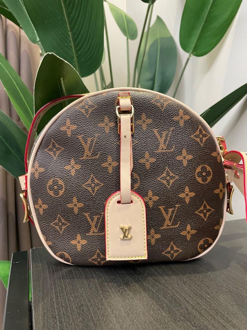 Louis Vuitton Boîte Chapeau Souple Leather Crossbody Bag
