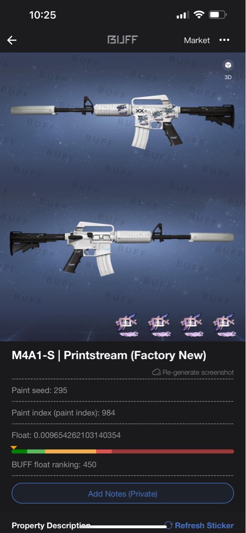 M4a1s printstream factory new, Video Gaming, Gaming Accessories, In