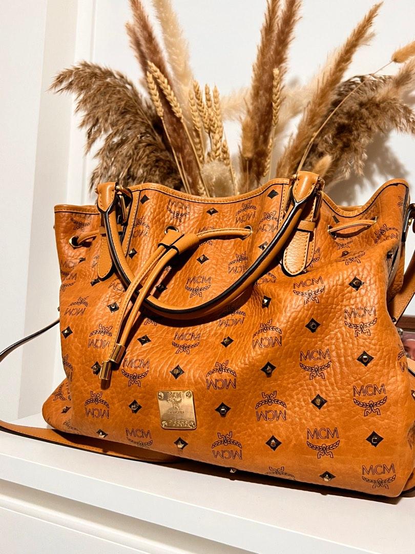 Mcm on sale canvas bag