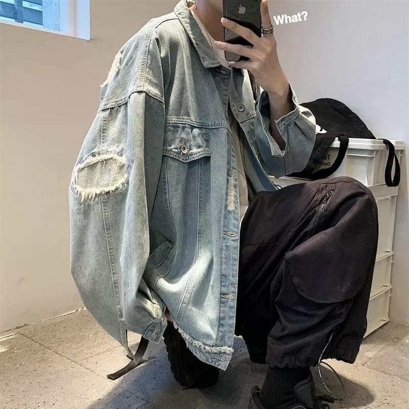 Jean jacket men 3xl hot sale