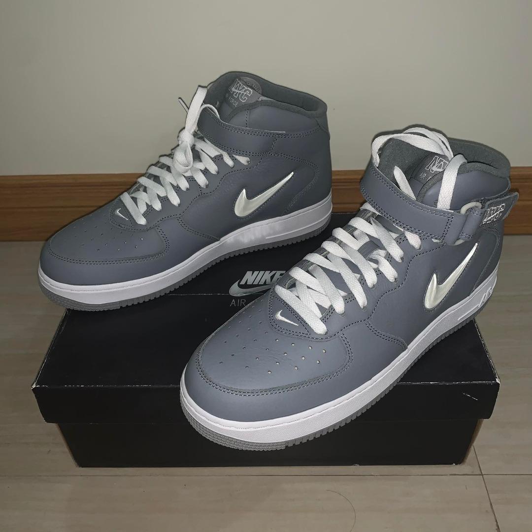 Air Force 1 Mid Jewel NYC Cool Grey