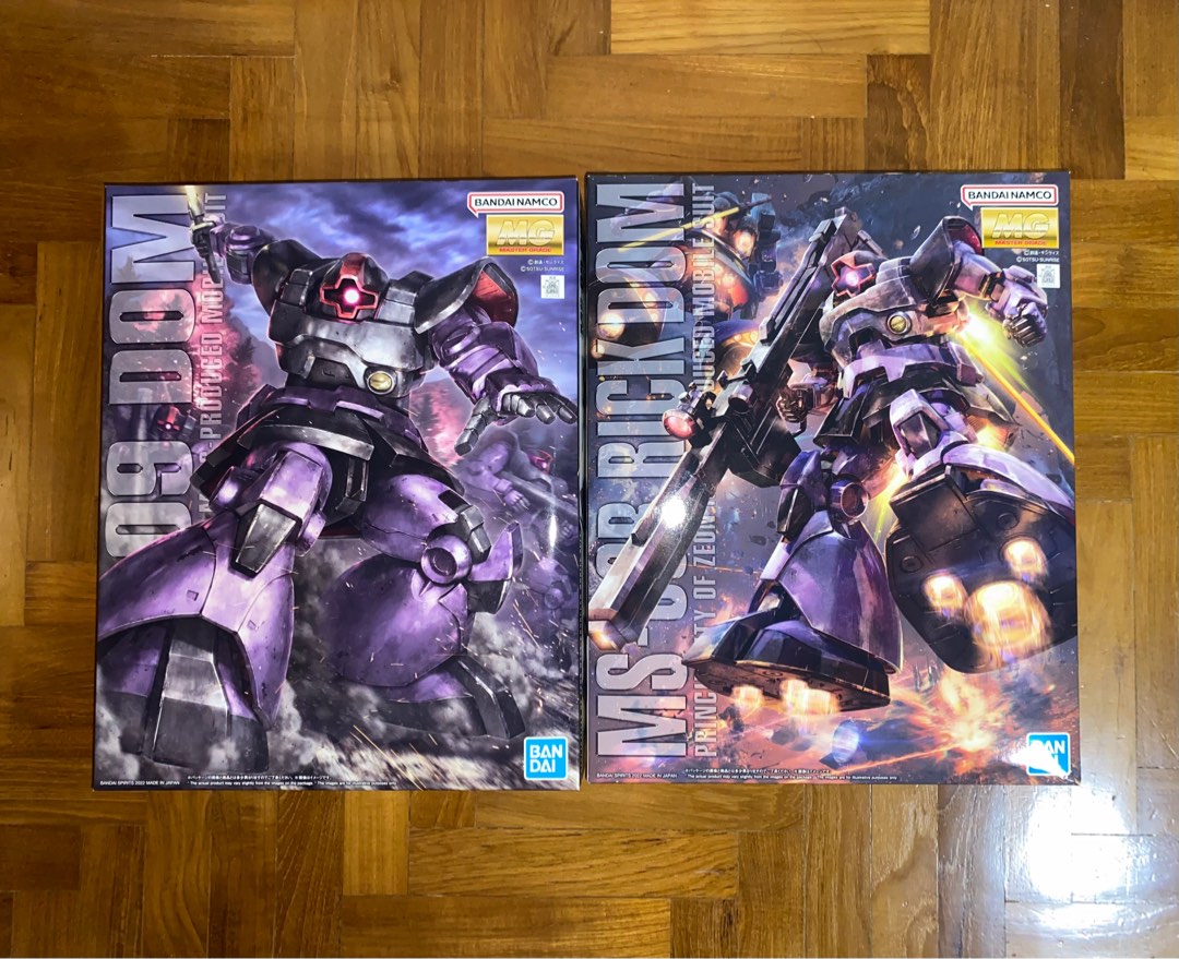 MG Dom & Rick Dom 1/100 Gundam Gunpla, Hobbies & Toys, Toys & Games on