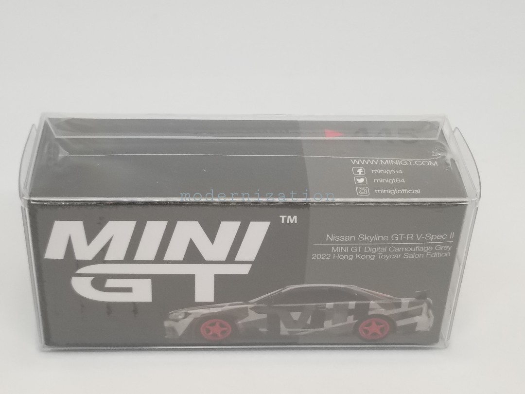 MINI GT 445 Nissan Skyline GT-R (R34) V-Spec II Digital Camouflage
