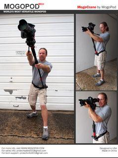Mogopod Mark III 可伸縮快裝單腳架 + 腰帶套裝 單反 無反 for Sony Nikon Canon Panasonic GoPro 運動相機適用 行山攝影 易攜支架