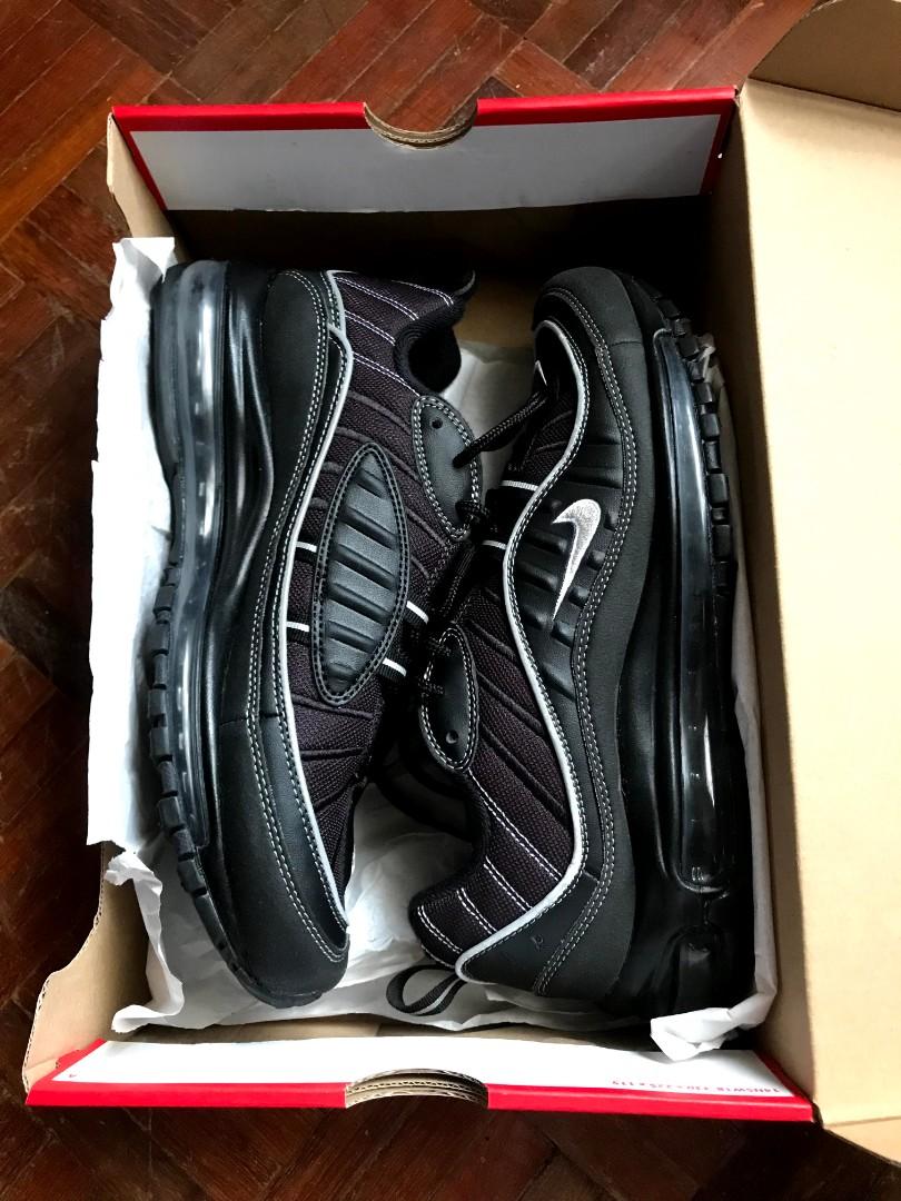 Nike Airmax 98 Black oil grey Men s Fashion Footwear Sneakers