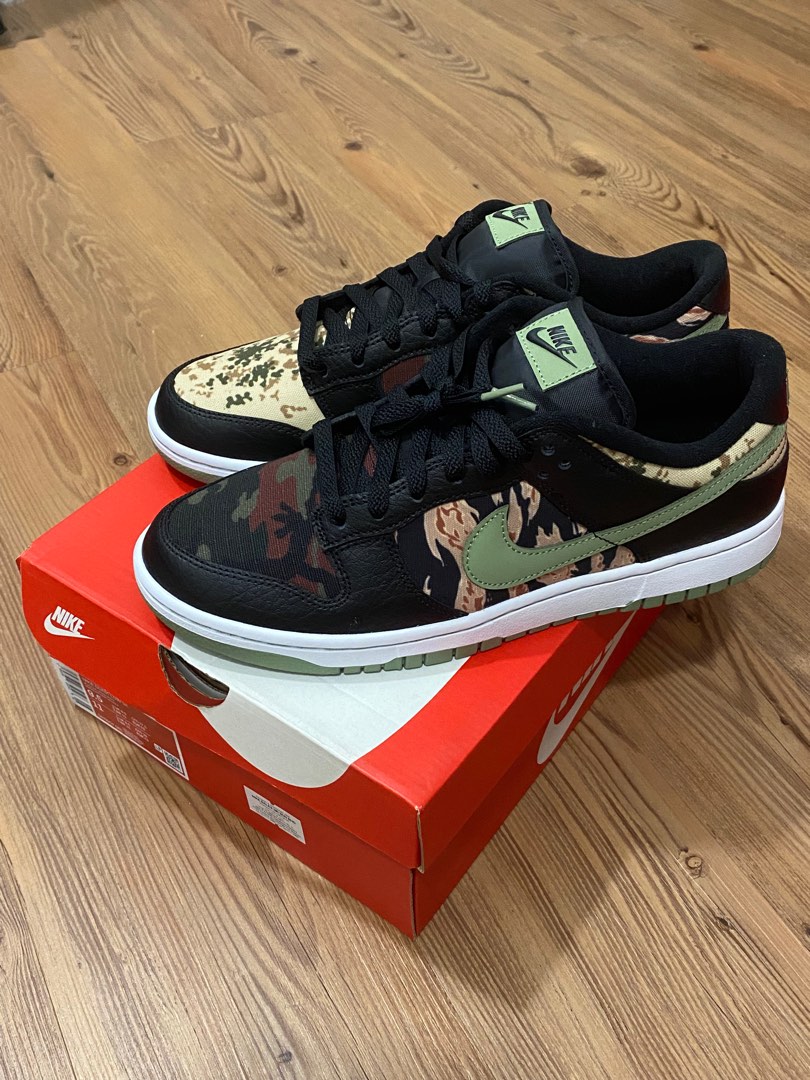 nike dunk tiger camo