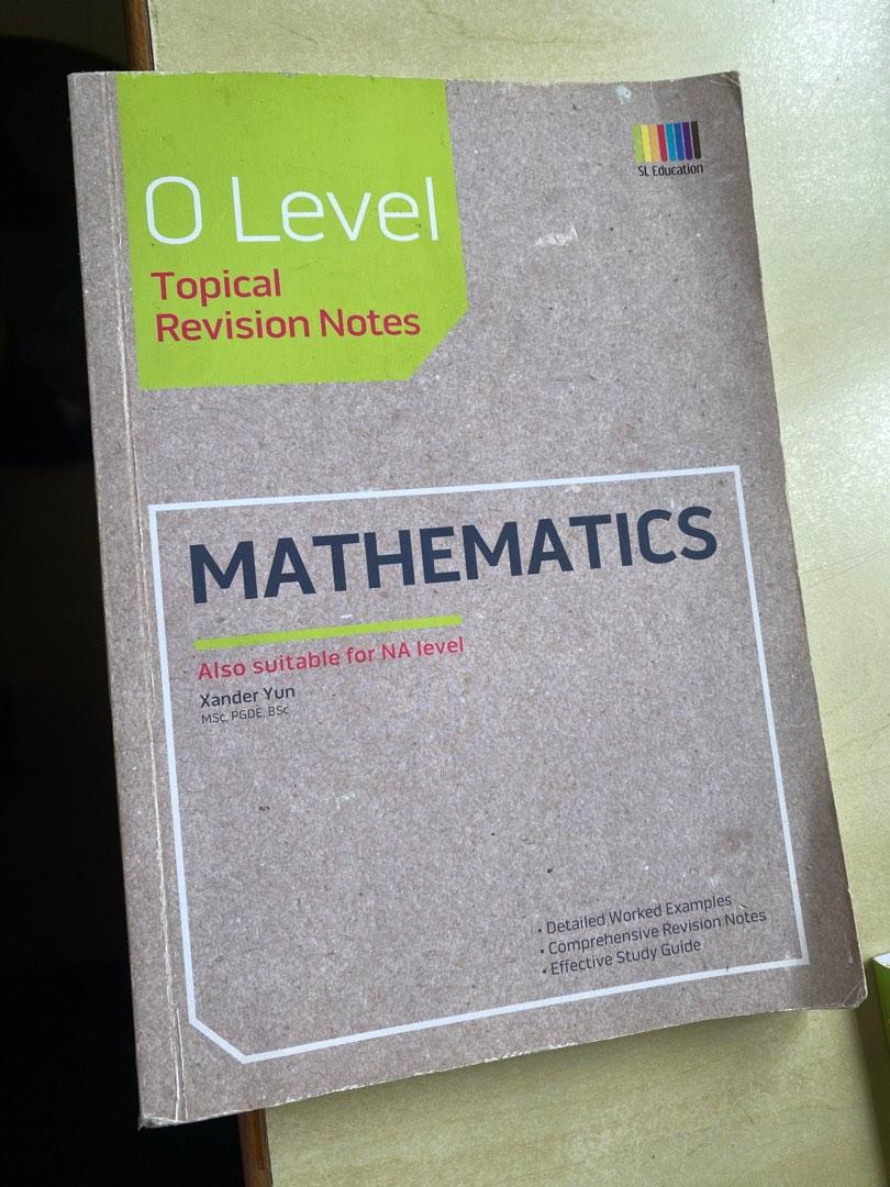 Topical Notes O Level Topical Revision Notes, Hobbies & Toys, Books & Magazines ...