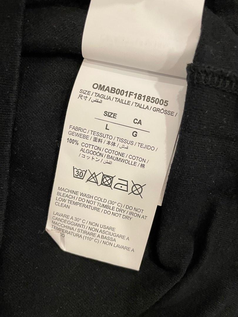 Off white diagonal gradient tee sales
