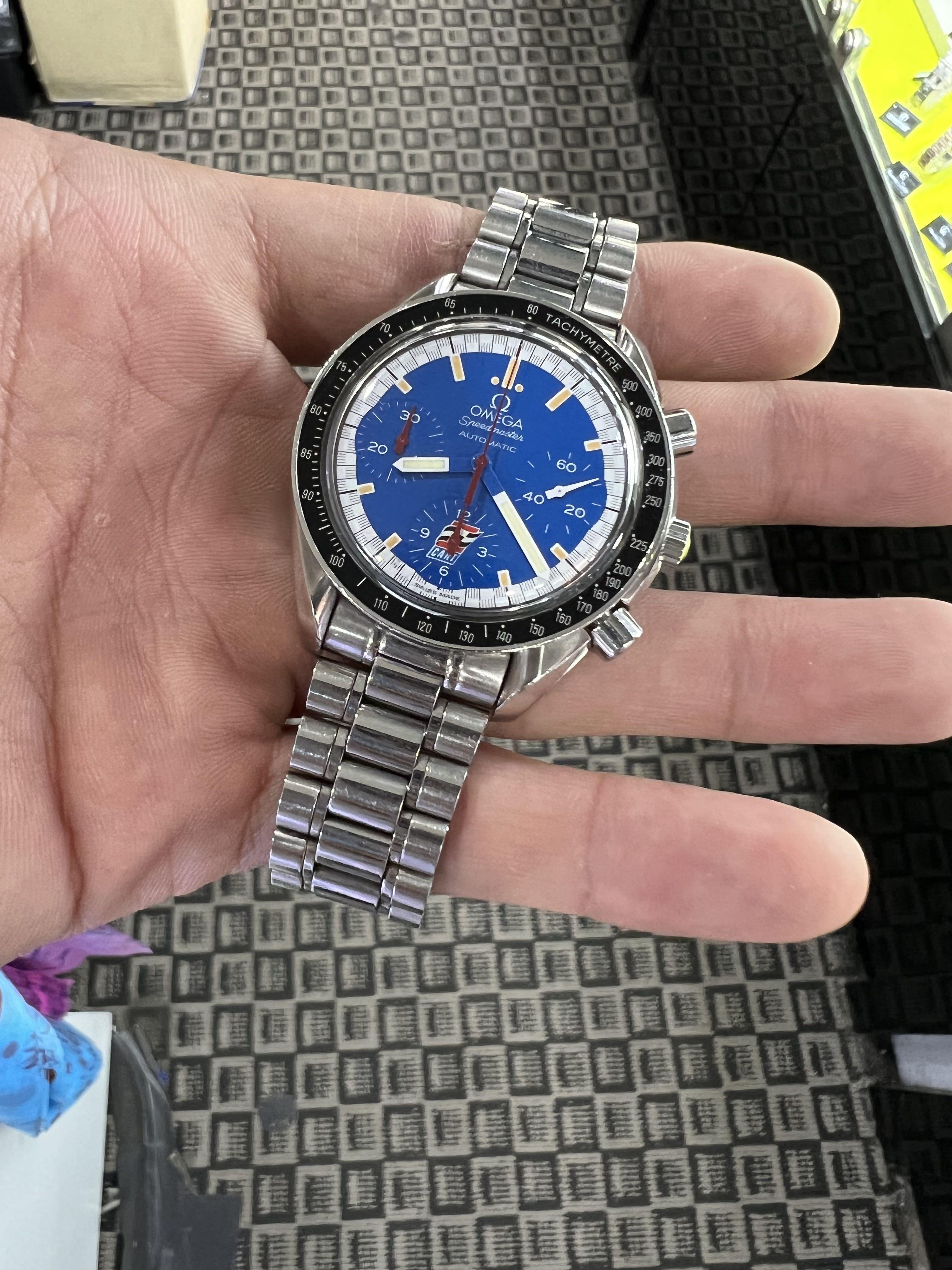 OMEGA SPEEDMASTER REDUCED MICHAEL SCHUMACHER SWISS MADE AUTOMATIC