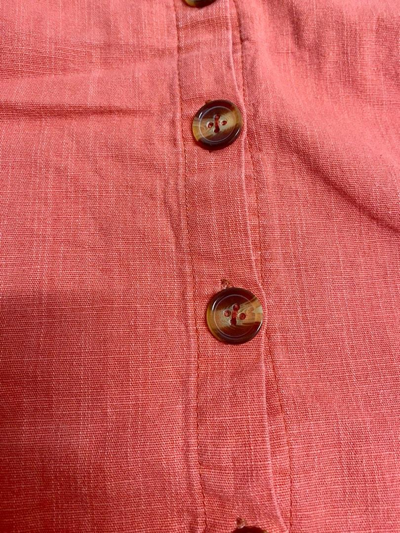Orange/Salmon Terno Coordinates (Category: Sets or Coordinates) located in Quezon City. Submitted by jessicaroy (Listing ID 1187446463, Image 2). Description: No brand Best fits XS-S Stretchable fabric Button down top Shorts comes with belt and pockets Super nice color in person! No known flaws .