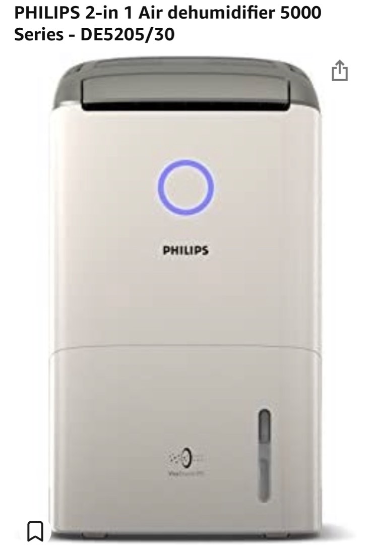 Philips Dehumidifier DE5205/30, TV & Home Appliances, Air Purifiers