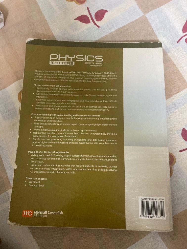 Physics Matters Textbook Gce O Level Hobbies And Toys Books And Magazines Textbooks On Carousell 7219