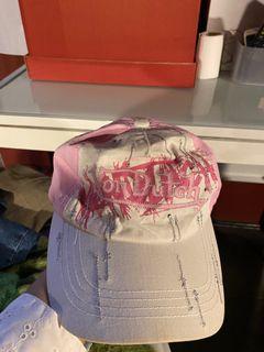 Pink Y2K baseball cap
