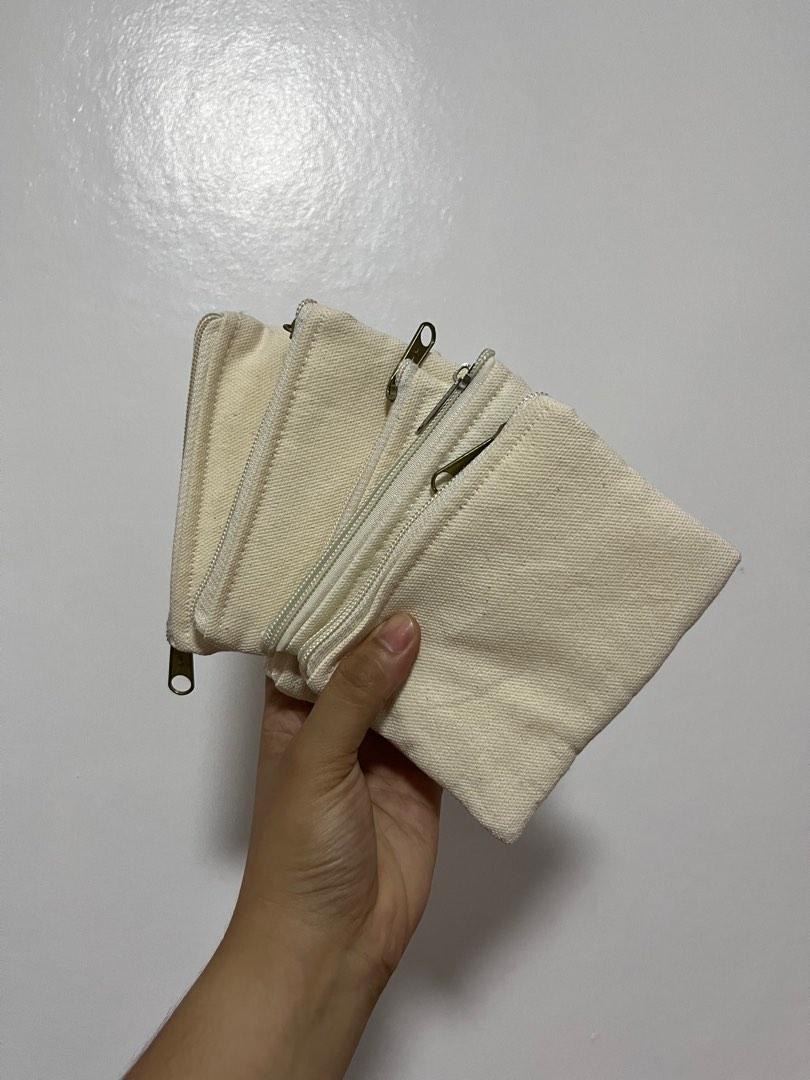 Plain Canvas Coin Purse