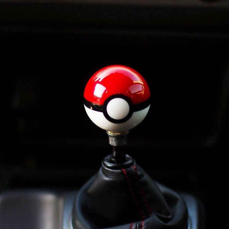 Pokeball Manual Shift Gear Knob, Auto Accessories on Carousell