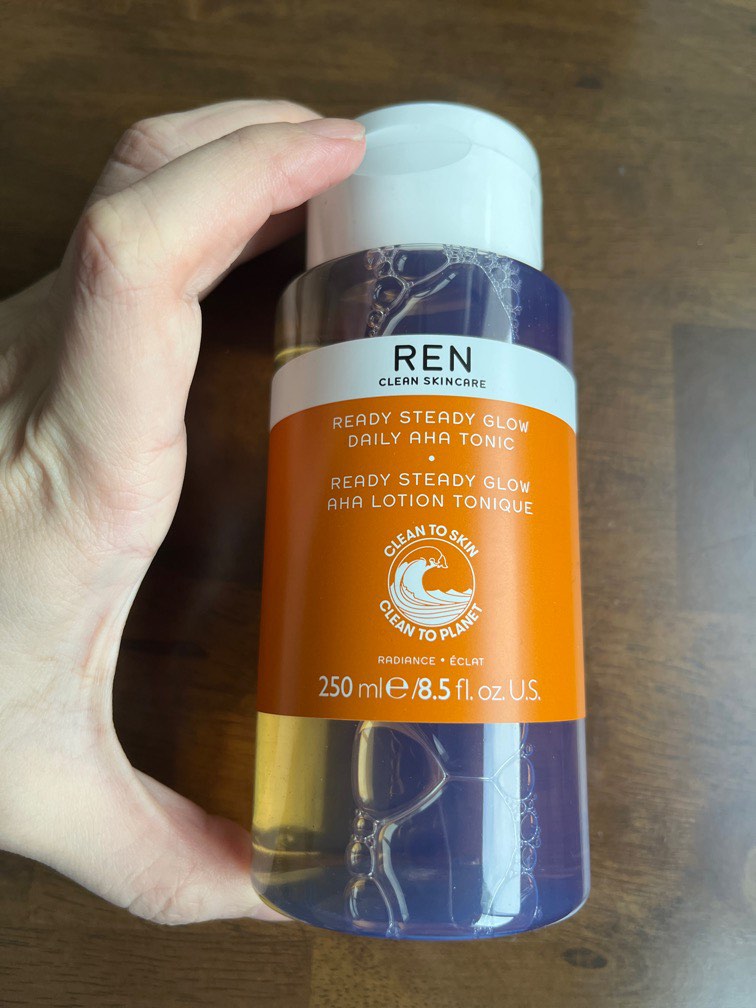 REN ready steady glow 250ml, Beauty & Personal Care, Face, Face Care on ...