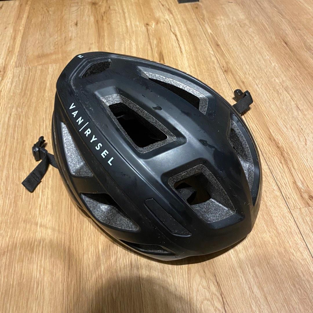 Road Cycling Bike Helmet Van Rysel RCR 500 - Black, Sports Equipment ...