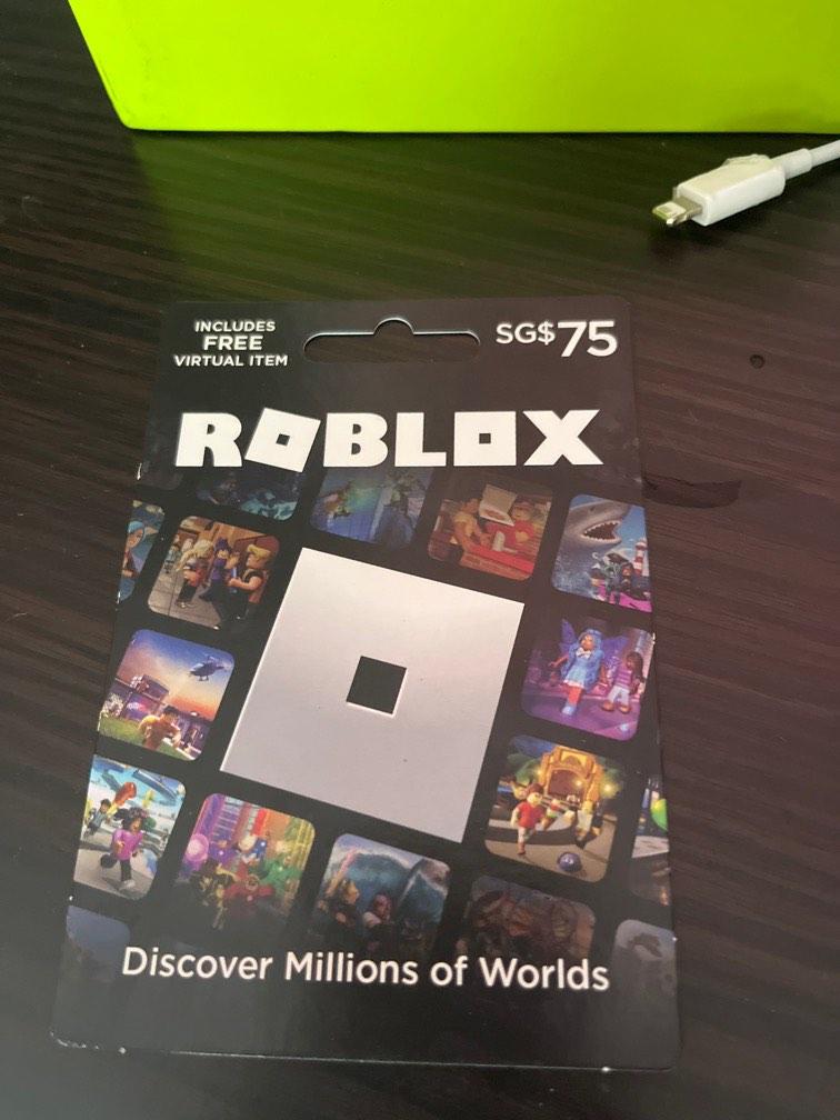 Roblox Black - $50 Physical Gift Card 