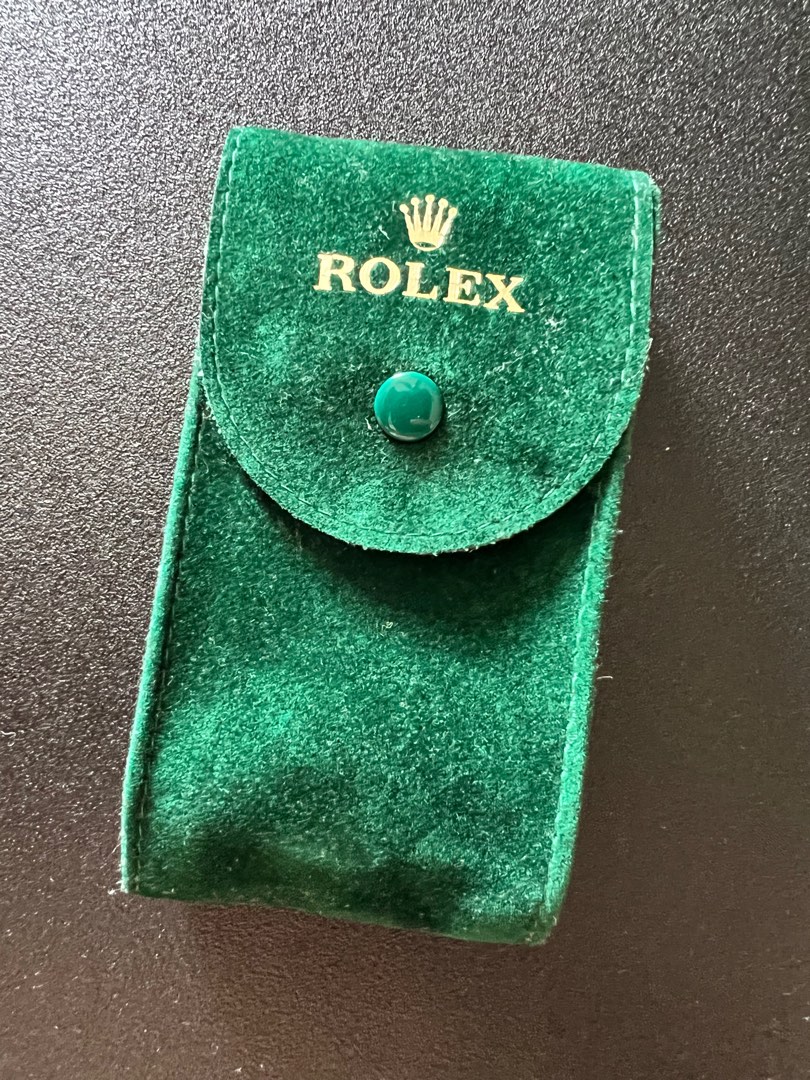 Rolex Green Pouch Men s Fashion Watches Accessories Watches