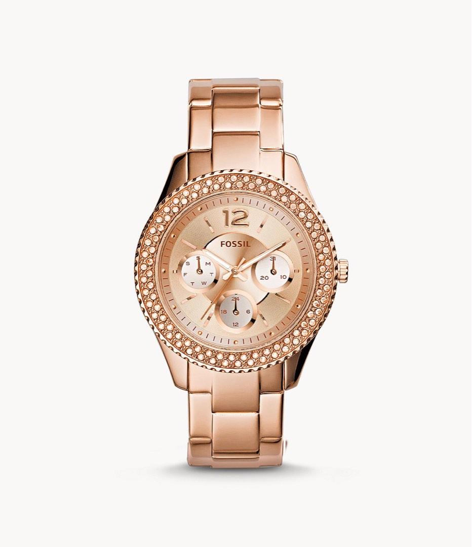 Rose gold fossil on sale