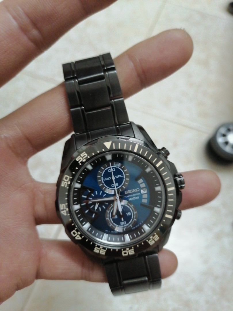 Seiko limited edition Sapphire crystal, Luxury, Watches on Carousell