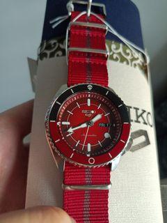 Seiko SRPF67K1 5 Sports Uchiha Sarada Limited Edition