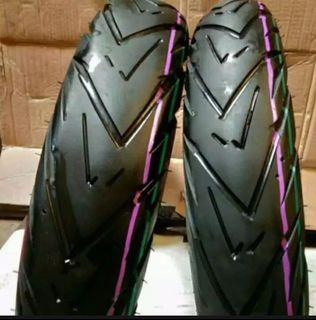 Sepasang ban motor jenis bebek ring 17 _80/80-90/80 ban ukiran suntik