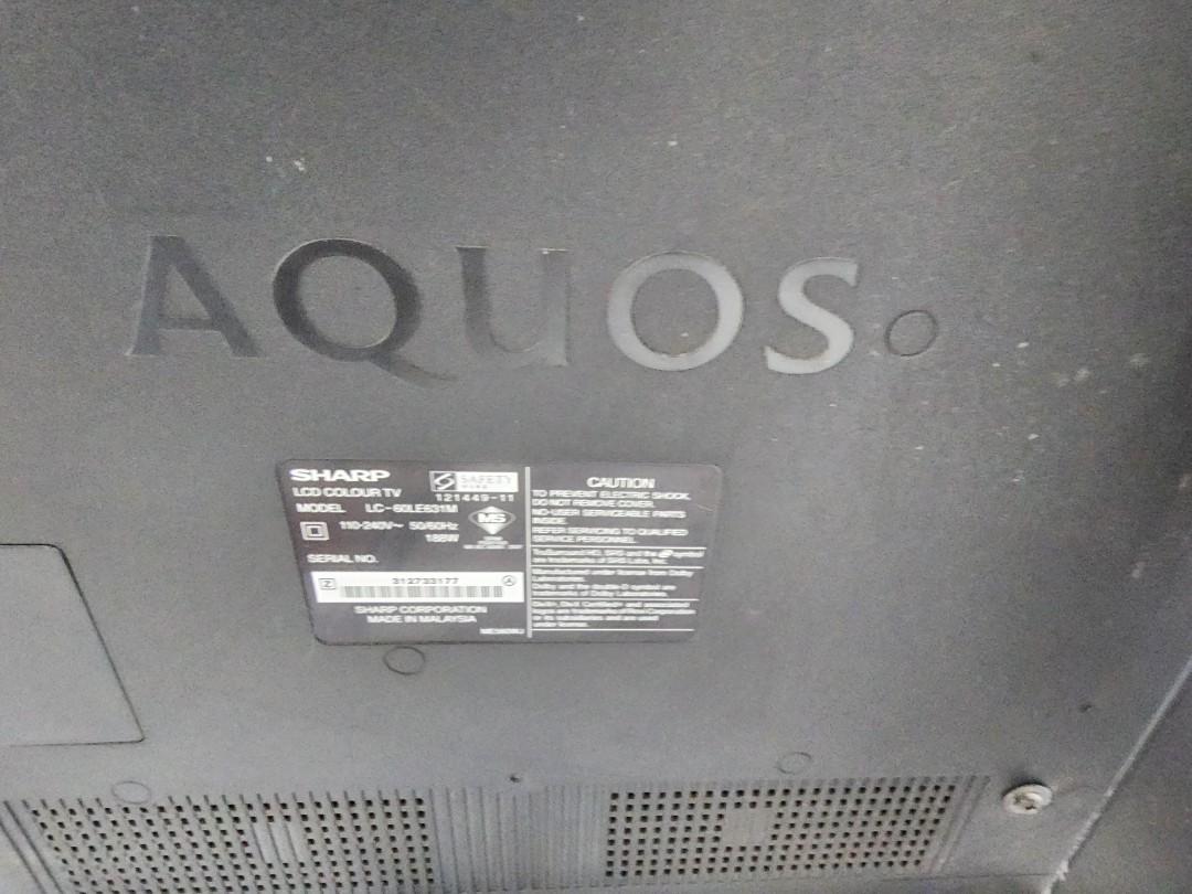 Sharp Aquos 55 inch Tv, TV & Home Appliances, TV & Entertainment, TV on