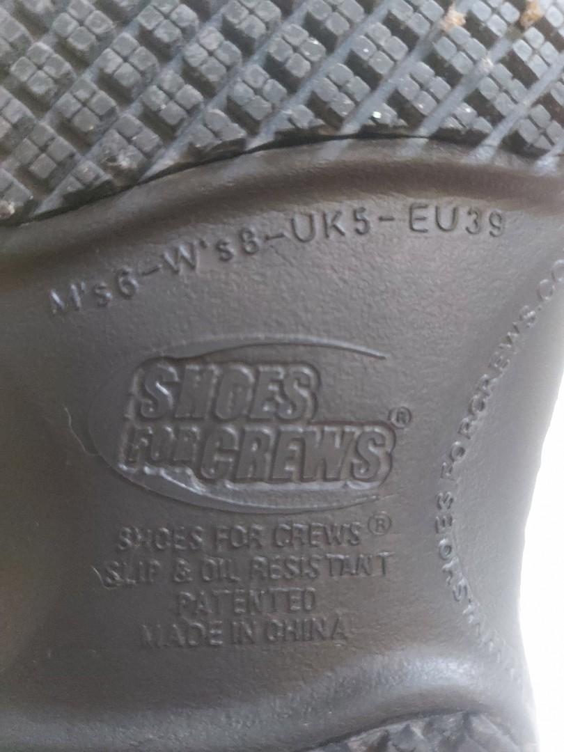 shoes for crews slip oil resistant