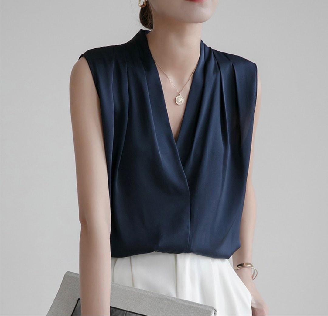 French Blue Fab & Flirty Sleeve Top