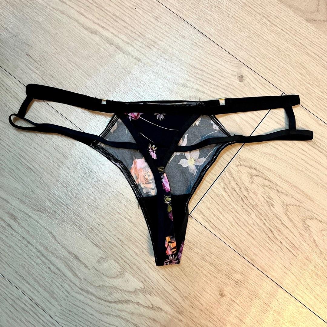 Size S) Victoria's Secret Very Sexy Floral String, Women's Fashion, New  Undergarments & Loungewear on Carousell