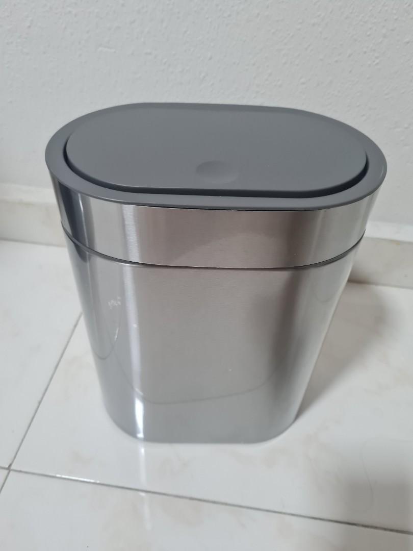 Stainless Steel Touch Top Bin, Furniture & Home Living, Cleaning