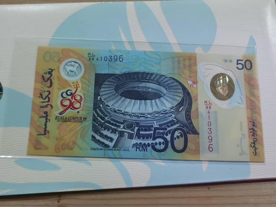 SUKOM RM50 UNC condition with folder, Hobbies & Toys, Collectibles ...