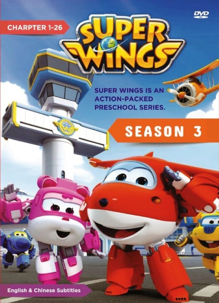Super Wings Season 3 Chapter 1-26End DVD Korean Animated TV Series English  Chinese Subtitle, Hobbies & Toys, Music & Media, CDs & DVDs on Carousell