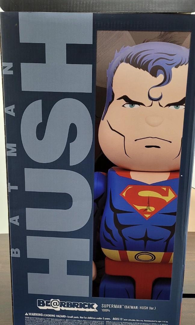 Bearbrick Superman Batman Hush Version 1000% - Medicom Toys - Neuf