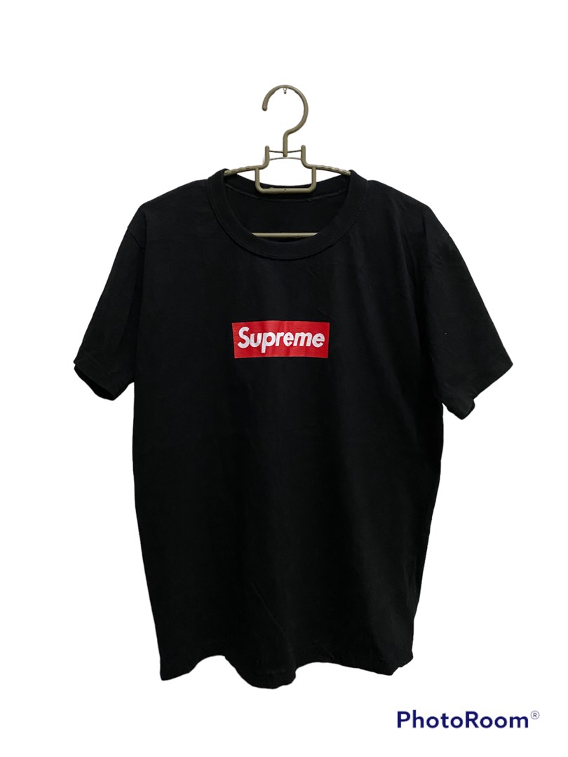 Supreme red on clearance black box logo