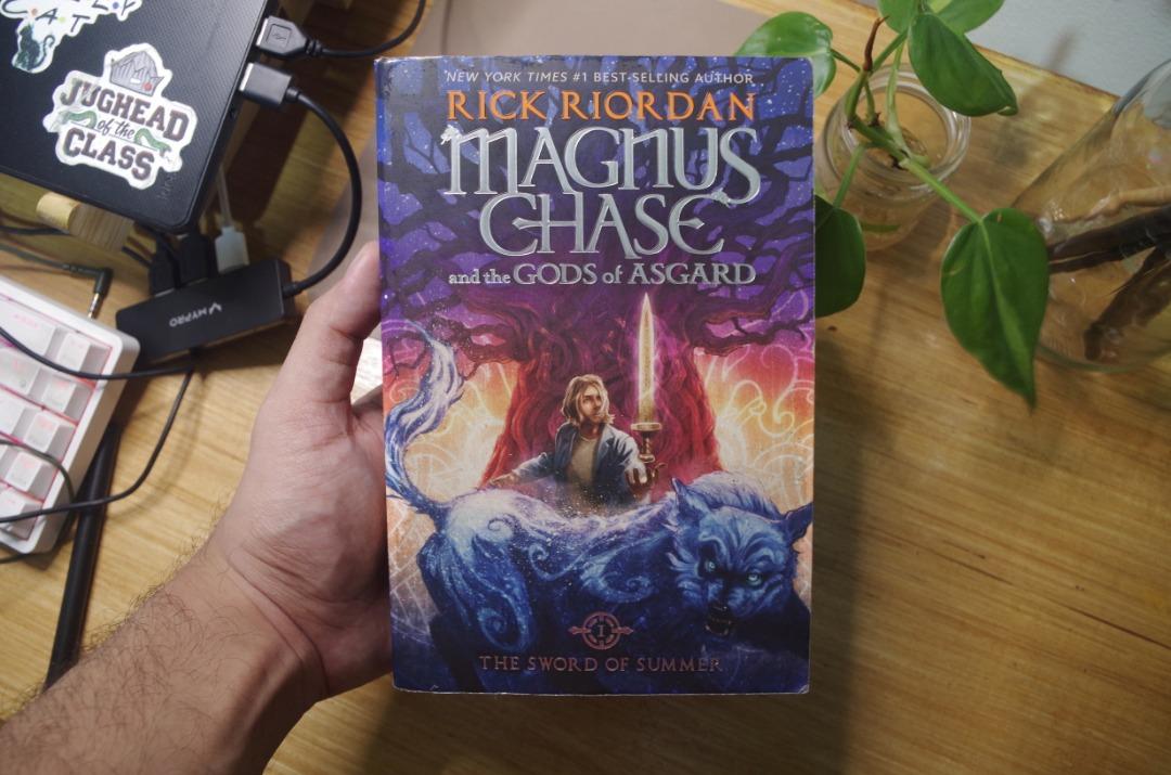 [TAKE ALL 2] RICK RIORDAN'S Magnus Chase Book Set, Hobbies & Toys ...