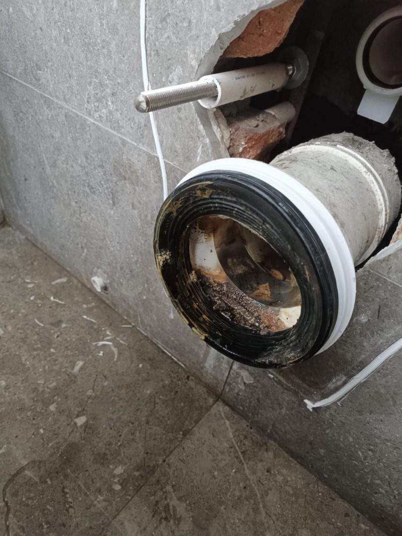 Toilet bowl leaking /system /Collar Rubber /Replacement....., Home