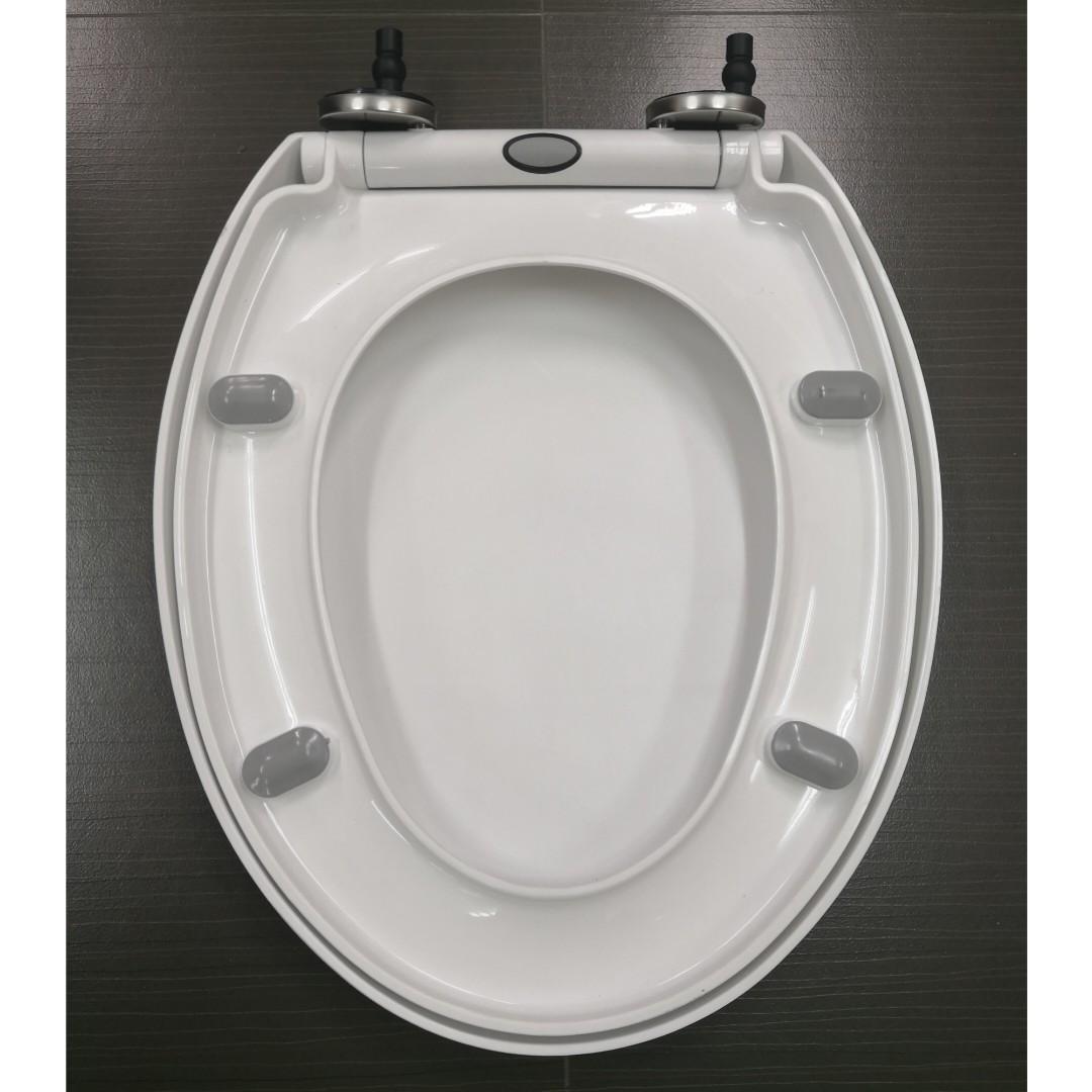Toilet bowl seats in white, Furniture & Home Living, Bathroom & Kitchen