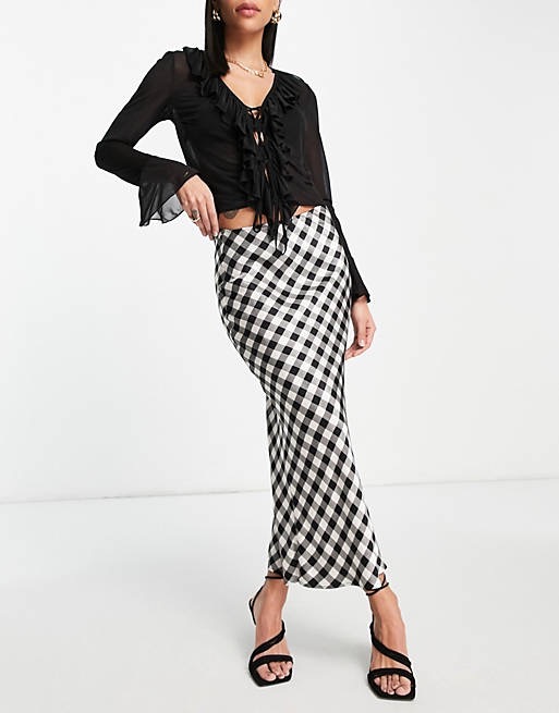 Black and white skirt topshop new arrivals