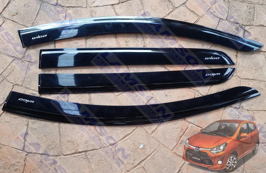 Toyota Wigo 2014 2022 Rain Visors, Car Parts & Accessories, Body