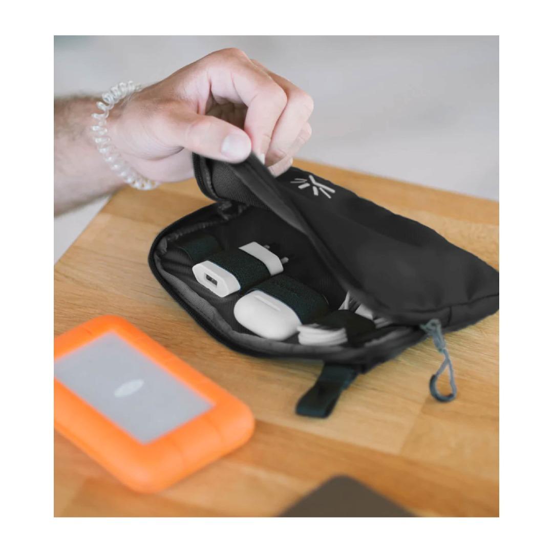 Tropicfeel Shell Tech Pouch All Black, Hobbies & Toys, Travel, Travel ...