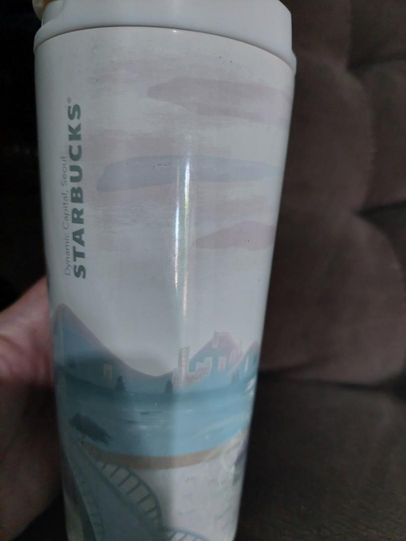 Tumbler starbucks seoul stainless steel, KWave di Carousell