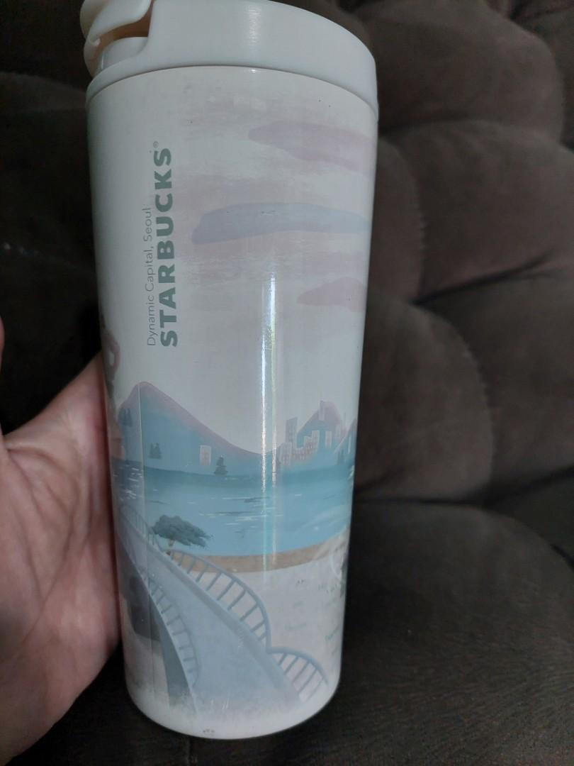 Tumbler starbucks seoul stainless steel, KWave di Carousell